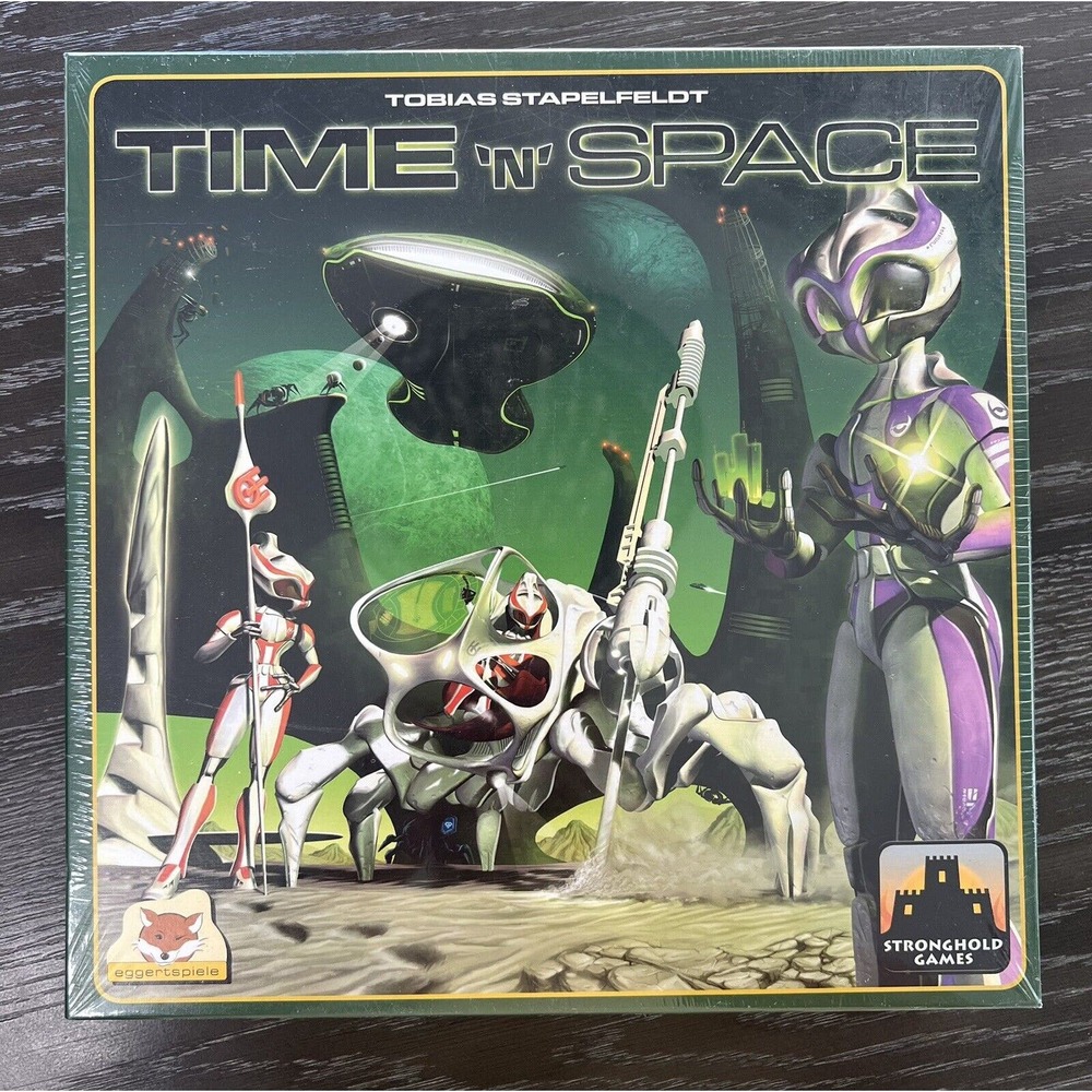 Time 'N' Space Board Game by Tobias Stapelfeldt 2013 Stronghold Games, New